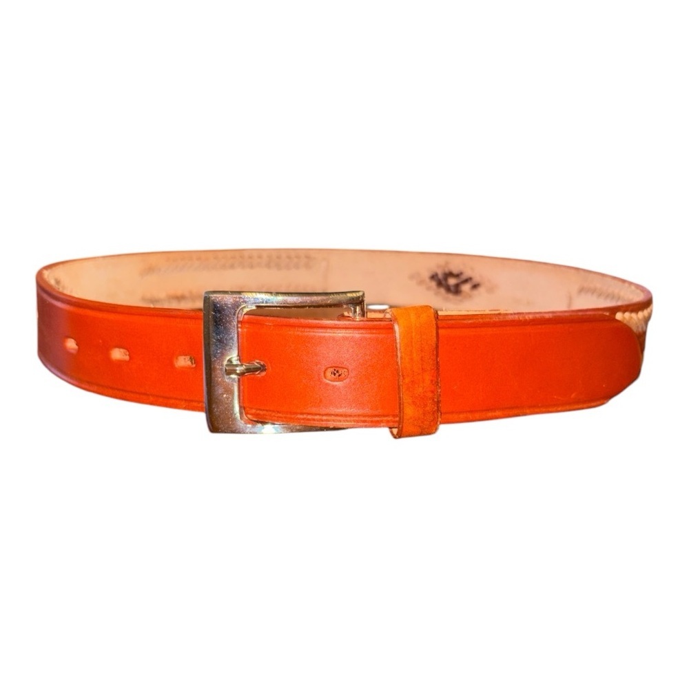 Continental Belt on Oil Tan Leather Made in Mexico Size 32 X3